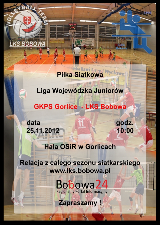 Siatkówka – GKPS Gorlice vs. LKS Bobowa