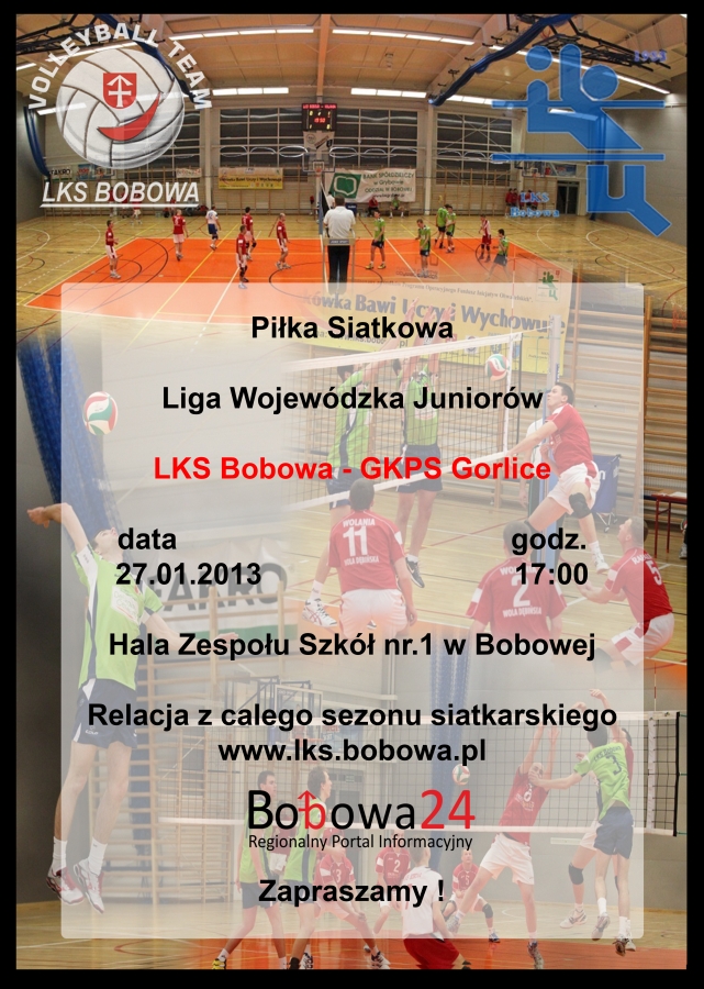 Siatkówka – LKS Bobowa vs. GKPS Gorlice