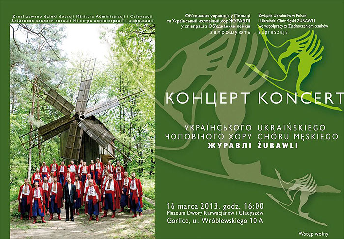 Koncert Ukraińskiego Chóru Męskiego „Żurawli”