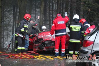 Poważny wypadek w Biesnej
