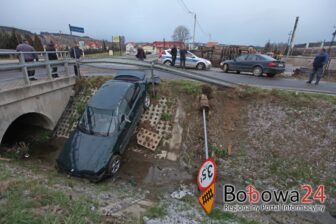 Niebezpieczna kolizja na skrzyżowaniu w Bobowej