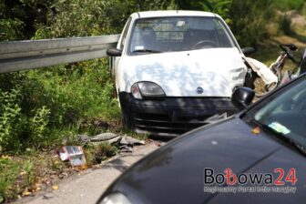 Kolizja na zwężeniu dróg