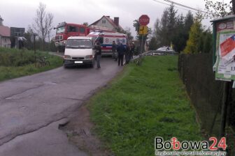 Plama cieczy przyczyną wypadku?!