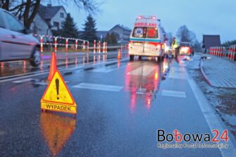 Potrącenie staruszki ze Stróżnej na pasach w Biesnej