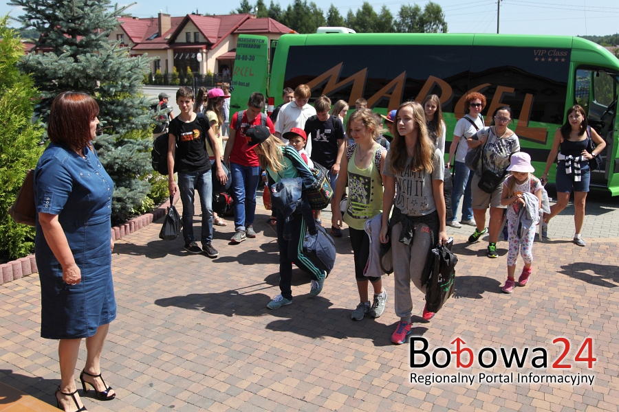 Dzieci z Ukrainy z wizytą w Bobowej