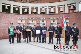 Pielgrzymka strażaków do Łagiewnik z mocnym akcentem powiatu gorlickiego