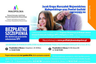 Powiat organizuje bezpłatne szczepienia przeciwko HPV, skorzystajcie!