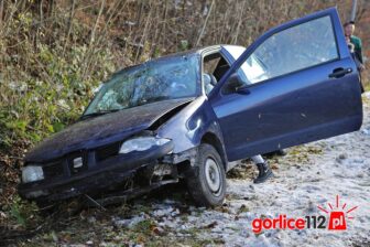 Wyprzedzanie zakończone kolizją