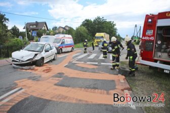 JANKOWA: wymuszenie pierwszeństwa pod młynem