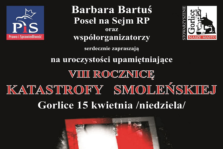 Gorlickie obchody VIII Rocznicy Katastrofy Smoleńskiej