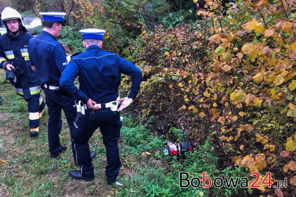 Jankowa, wypadek kierującego skuterem.