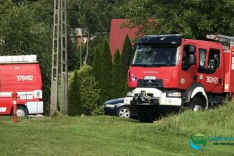 Śmiertelny wypadek w Olszynach. Zderzenie hulajnogi z ciężarówką