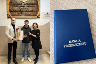 „To szczęście podarować komuś największy dar – życie”. Oskar z ZSZ w Bobowej nagrodzony przez dyrekcję