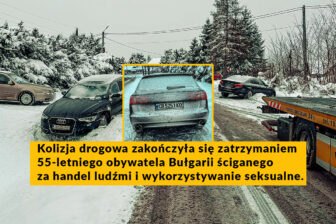 Zderzył się z Bobowianinem. Okazało się, że Bułgar był poszukiwany w całej Europie