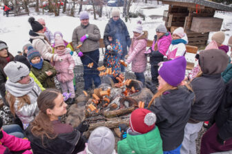 „Mała Koronka” na wycieczce w stadninie koni