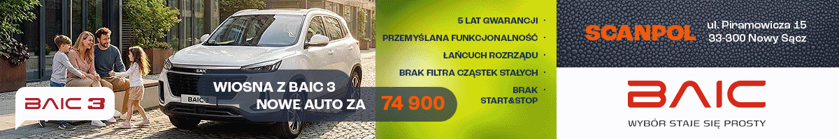 Autoryzowany Dealer BAIC w Nowym Sączu, Piramowicza 15