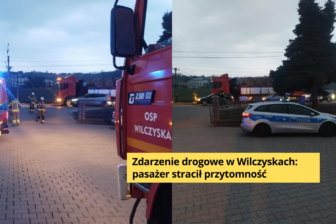 Wilczyska: pasażer wypadł z pojazdu ciężarowego