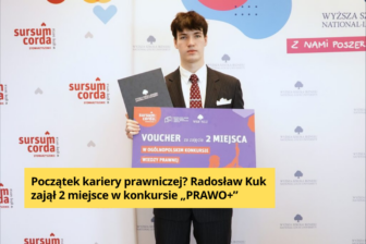 Uczeń z ZSO w Bobowej na podium ogólnopolskiego konkursu