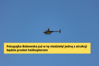 Bobowa z lotu ptaka: loty helikopterem podczas Potupajki Bobowskiej
