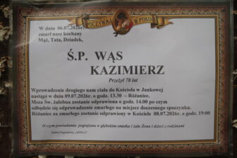 Zmarł Kazimierz Wąs – tata burmistrza Bobowej Marcina Wąsa 