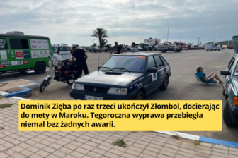 Z Bobowej do Maroka. Dominik Zięba po raz trzeci ukończył Złombol