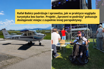 Spełnił marzenie i poleciał nad Tatrami. Rafał sprawdza miejsca z perspektywy osoby na wózku