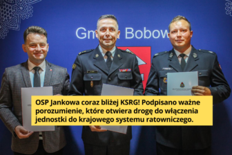 OSP Jankowa coraz bliżej KSRG. Podpisano porozumienie