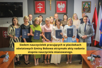 Nauczycielki z placówek w gminie Bobowa z awansem zawodowym