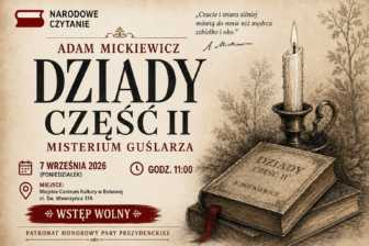 Narodowe Czytanie w Bobowej. „Dziady” cz. II Adama Mickiewicz 