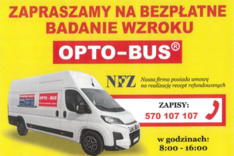 Dziś w Bobowej bezpłatne badania wzroku. Przyjedzie OPTO-BUS