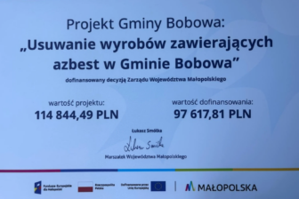 Samorząd Bobowej pozyskał blisko 100 tys. zł na usuwanie azbestu